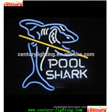 pool shark neon sign